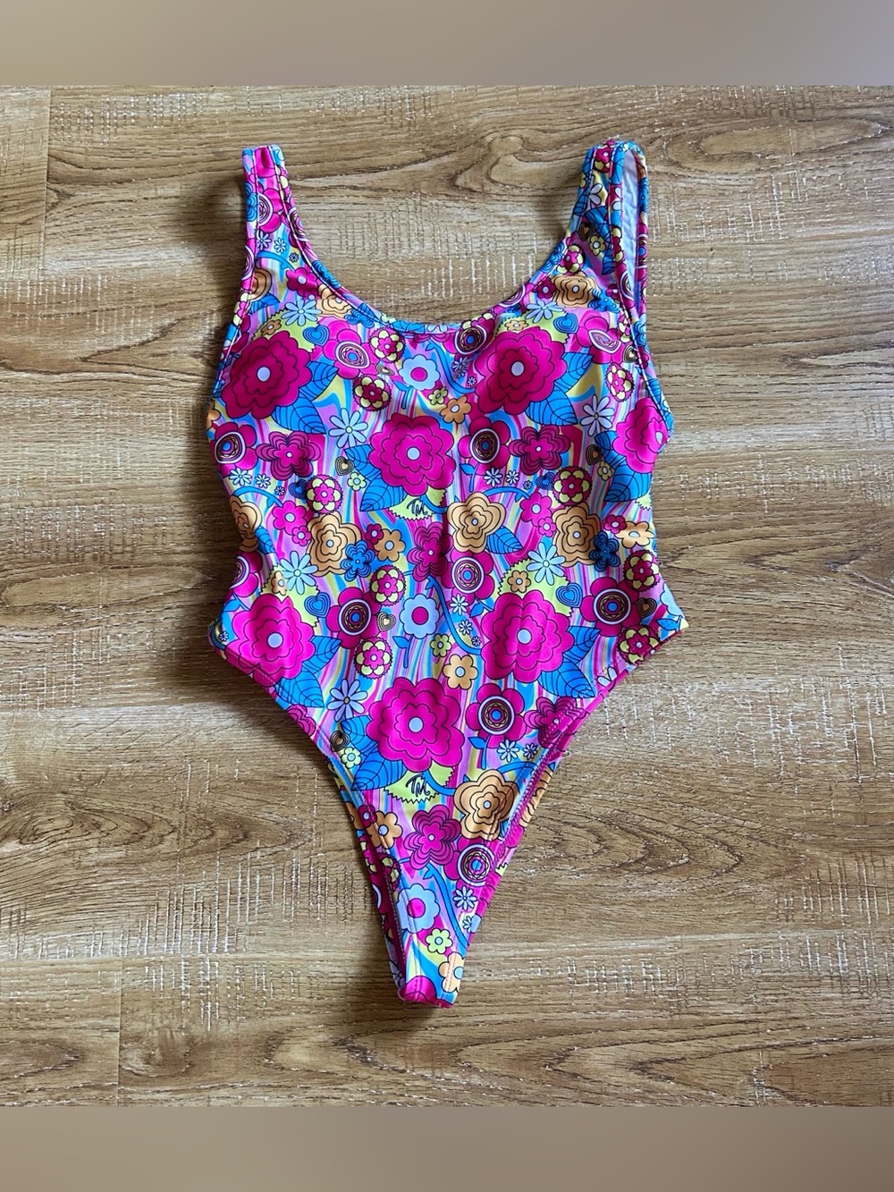 Trixie Motel one piece retro floral bikini